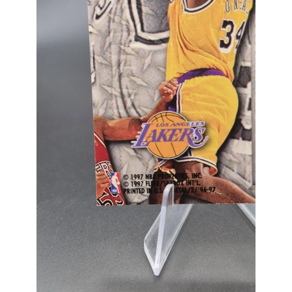 1996-1997 Fleer Metal Shaquille O'Neal #183 Holofoil Metal LA Lakers Legend MVP